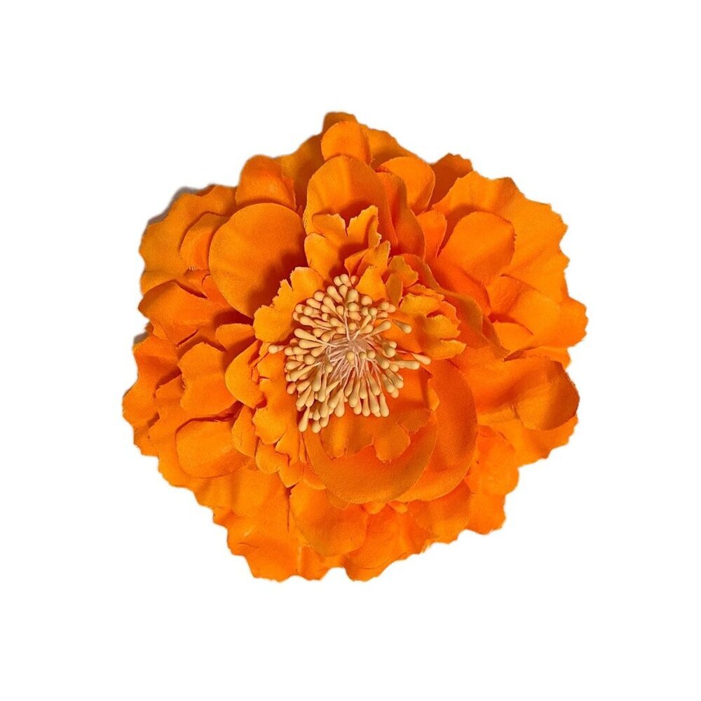 Women's Bohemia Peony Flowers Hairpin Hair Clip Flower Brooch for Travel Party F